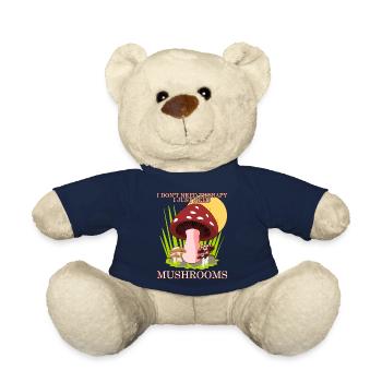 Fly agaric Mushroom Picker Mushrooms Mushrooms - Teddy Bear - french navy - Front