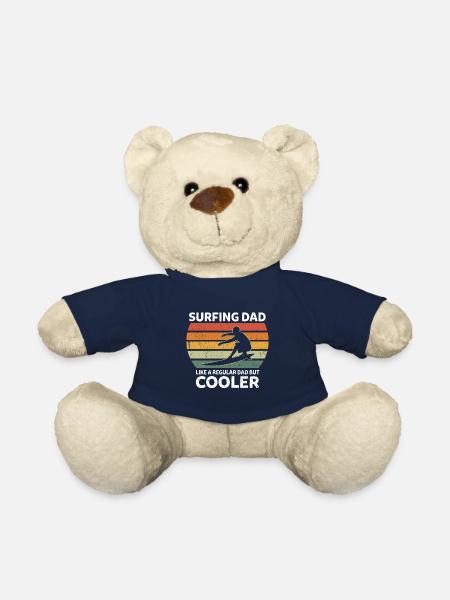 Surfen Dad Normaler Vater Nur Cooler Papa - Teddy - French Navy