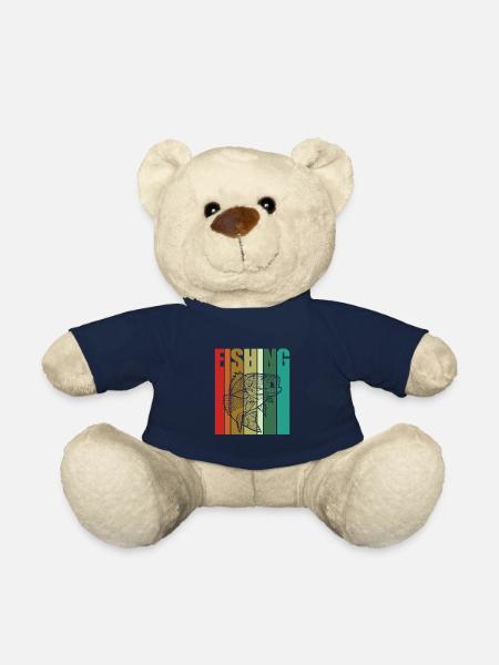 Idée cadeau pêcheur pêcheur - Nounours - bleu marine