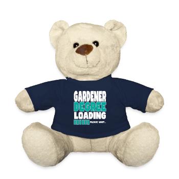 Le jardinier invite à la formation - Nounours - bleu marine - Devant