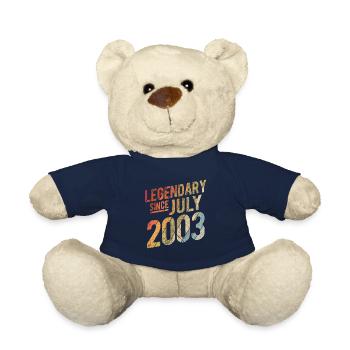 20th Birthday Gift Legendary Since July 2003 20 Ye - Teddy - French Navy - Vorne