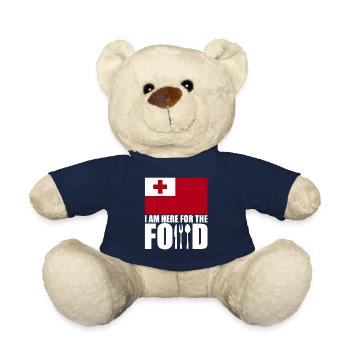 Tonga holiday trip souvenir - Teddy Bear - french navy - Front