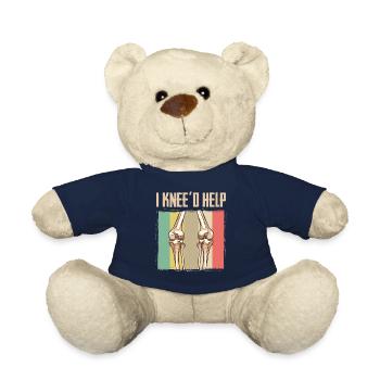 Knee knee surgery Knee joint I Knee'd Help Rehab - Teddy Bear - french navy - Front
