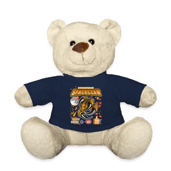 Kralle im Weltraum Science Fiction lustiger Spruch - Teddy - French Navy - Vorne