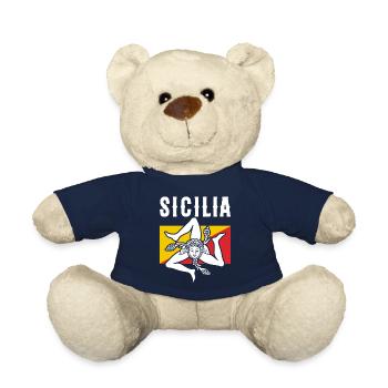 Sizilien flagge Sizilien Palermo Italien - Teddy - French Navy - Vorne