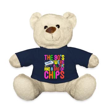 90s 90s 90s Party - Teddy Bear - french navy - Front