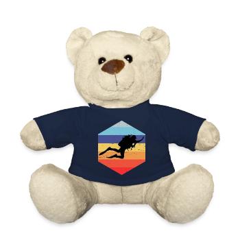 Scuba Diver Diver Scuba Diving Divers - Teddy Bear - french navy - Front
