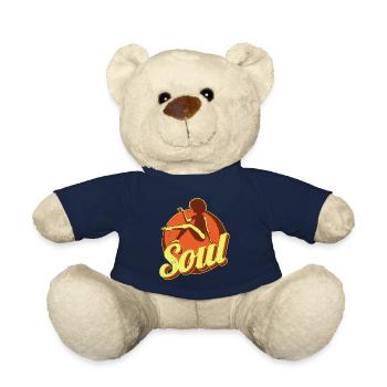 | de vêtements Funk Costume vintage des années 70 pour la musique soul - Nounours - bleu marine - Devant