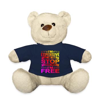 I'm Expensive All The Time, Stop Asking - Teddy - French Navy - Vorne