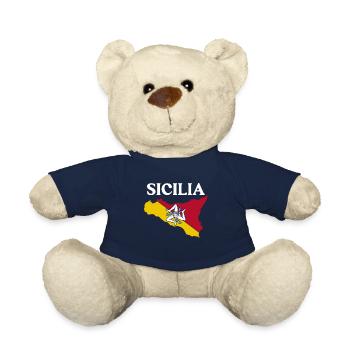 Sizilien flagge Sizilien Palermo Italien - Teddy - French Navy - Vorne