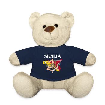 Sizilien flagge Sizilien Palermo Italien - Teddy - French Navy - Vorne