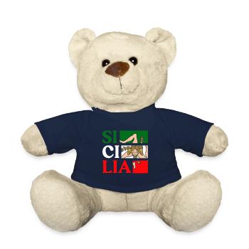 Sizilien flagge Sizilien Palermo Italien - Teddy - French Navy - Vorne