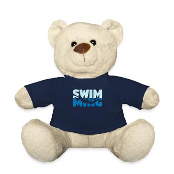 Schwimmen Team Schwimmer Pool Tauchen Brustschwimm - Teddy - French Navy - Vorne
