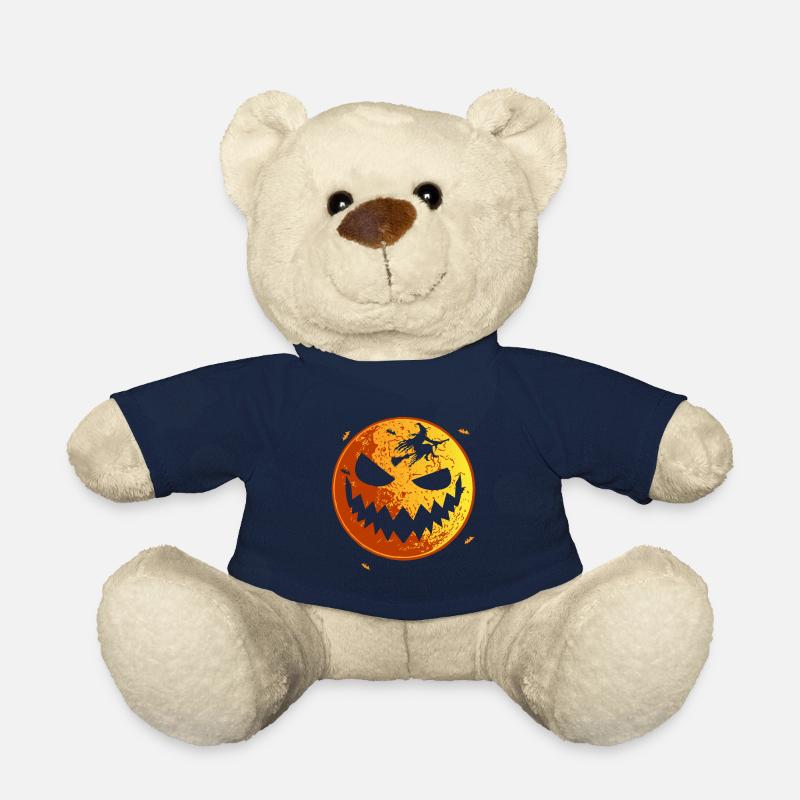Lachender Mond fliegende Hexe - Teddy - French Navy
