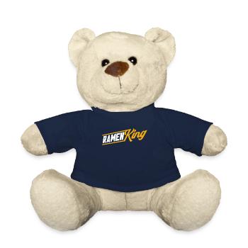 Ramen Noodle Lovers Chopsticks Japanese Noodle - Teddy Bear - french navy - Front