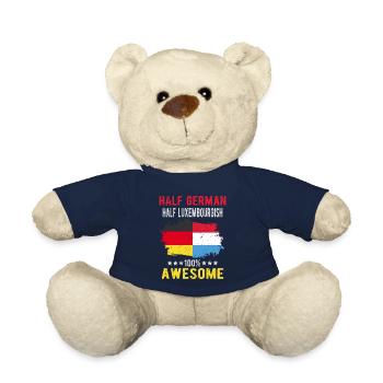 Moitié allemand moitié luxembourgeois - Nounours - bleu marine - Devant