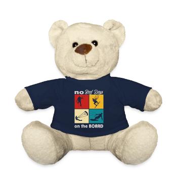 No bad days on the Board. Lifestyle Vintage - Teddy Bear - french navy - Front