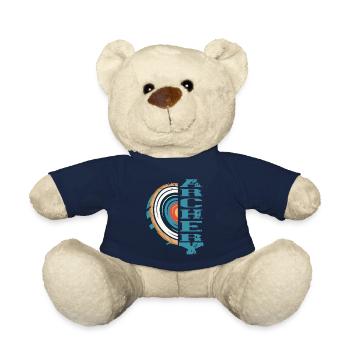 ARCHERY Retro Vintage Cool Archery Designs T-Shirt - Teddy Bear - french navy - Front