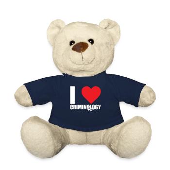 Criminologist Criminology Nutritional information - Teddy Bear - french navy - Front