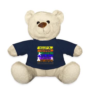 Keep training until your belt turns black - Teddy Bear - french navy - Front