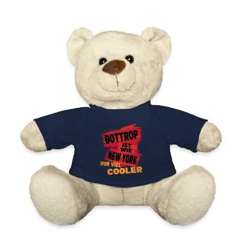 Bottrop Germany city saying is like New York - Teddy Bear - french navy - Front