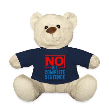 No Is A Complete Sentence 19 - Teddy - French Navy - Vorne