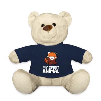 Red Panda Lover My Spirit Animal Kawaii Red Panda - Teddy Bear - french navy - Front