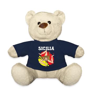 Sizilien flagge Sizilien Palermo Italien - Teddy - French Navy - Vorne