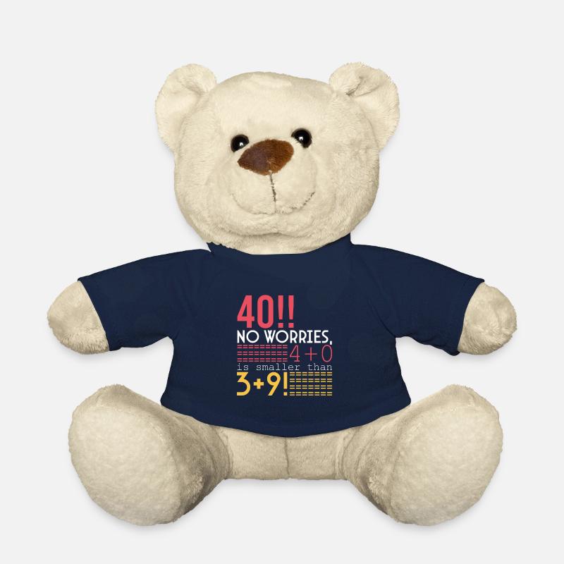 Happy 40th birthday!!! - Teddy Bear - french navy