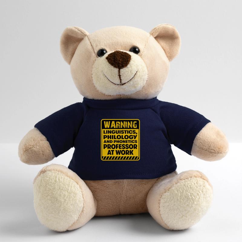 Linguistics Philology Professor at work Teddy Bear