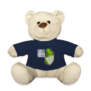 Lustiger Essiggurken-Dill dazu! Humor Gurke Vegan - Teddy - French Navy - Vorne