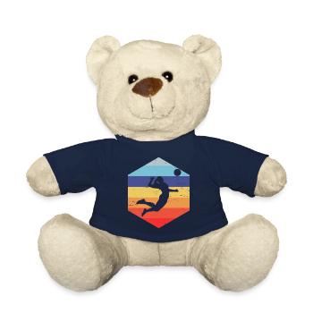 Volleyball players Women's Volley volleyball players - Teddy Bear - french navy - Front