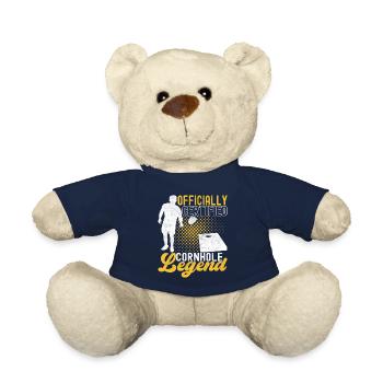 Cornhole Spieler Cornhole Board - Teddy - French Navy - Vorne