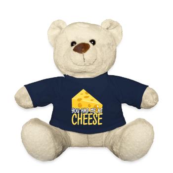 Cheese lovers Gouda cheese - Teddy Bear - french navy - Front