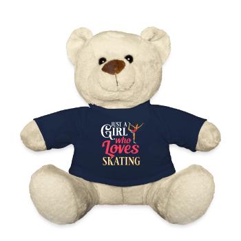 Eiskunstlauf Eisläufer Schlittschuhe Eislaufen - Teddy - French Navy - Vorne