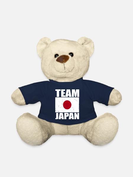 Team Japan Football - Teddy Bear - french navy