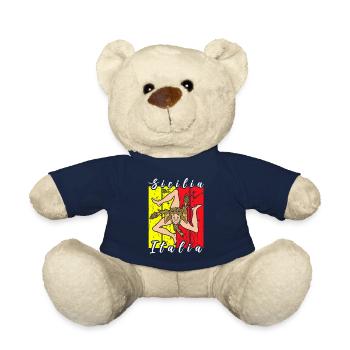 Sizilien flagge Sizilien Palermo Italien - Teddy - French Navy - Vorne