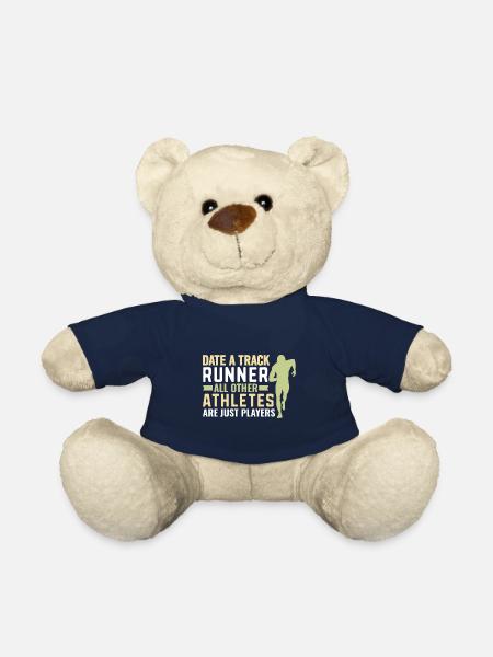 Competitive sports Athletics lovers - Teddy Bear - french navy