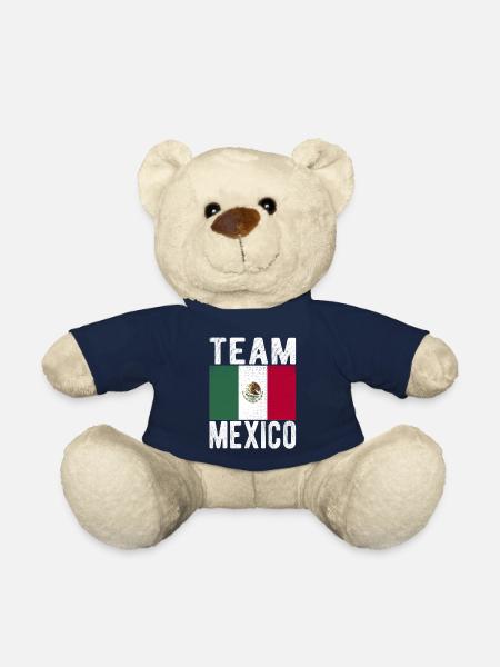 Drapeau du Mexique - Nounours - bleu marine