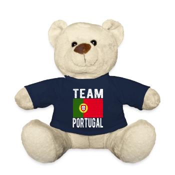 Drapeau du Portugal - Nounours - bleu marine - Devant