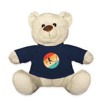 Escalade rétro heartbeat - Nounours - bleu marine - Devant
