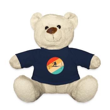 Surfer Retro Heartbeat - Nounours - bleu marine - Devant