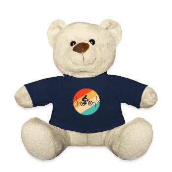 VTT Retro Heartbeat - Nounours - bleu marine - Devant
