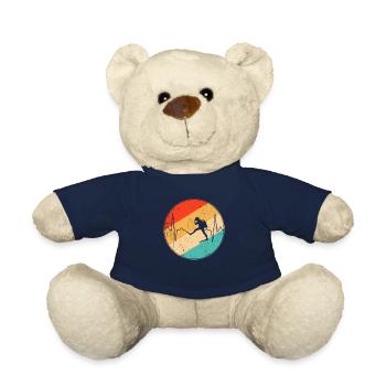 Plongée rétro Heartbeat - Nounours - bleu marine - Devant