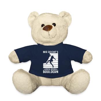 Berg Bouldern Berg Klettern - Mir Reicht's ich geh - Teddy - French Navy - Vorne