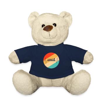 Échecs Retro Heartbeat - Nounours - bleu marine - Devant