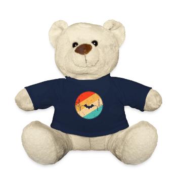 Bat Retro Heartbeat - Nounours - bleu marine - Devant
