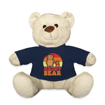 Daddy Bear Vintage Distressed - Teddy Bear - french navy - Front