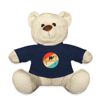 Camel Retro Heartbeat - Teddy Bear - french navy - Front