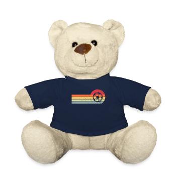 Football Rétro Vintage - Nounours - bleu marine - Devant